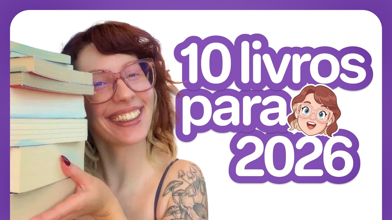 10 livros no topo da minha lista para 2026