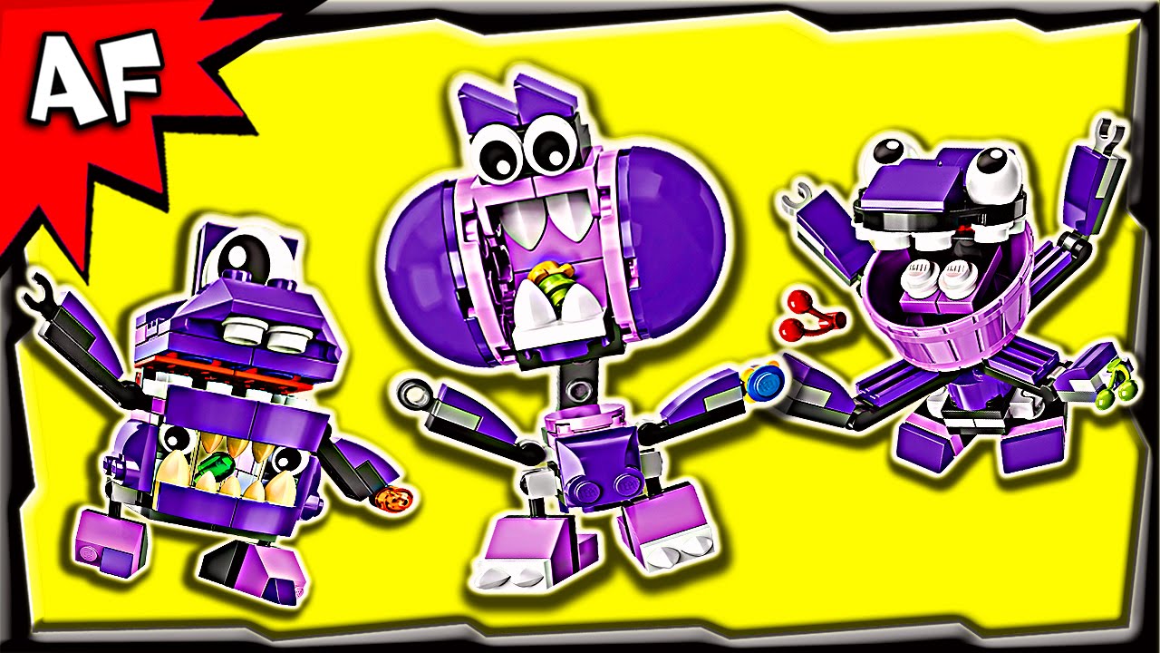 Lego Mixels MUNCHOS Series 6 Snax, Berp, Vaka-Waka Build Review 41551, 41552, 41553