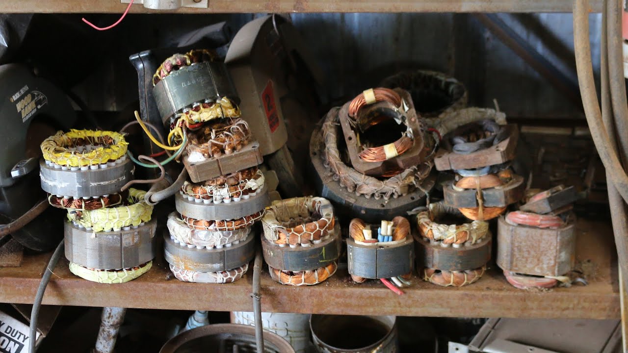 Cleaning up some more Scrap Copper, the Orange Gold
