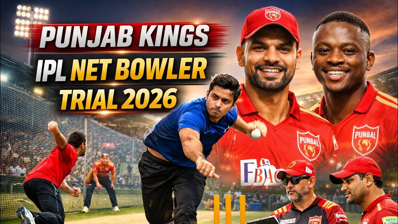 IPL Net Bowler Trial 2026, Punjab Kings net bowler trial, Future king net Bowler Trial #ipl #bcci