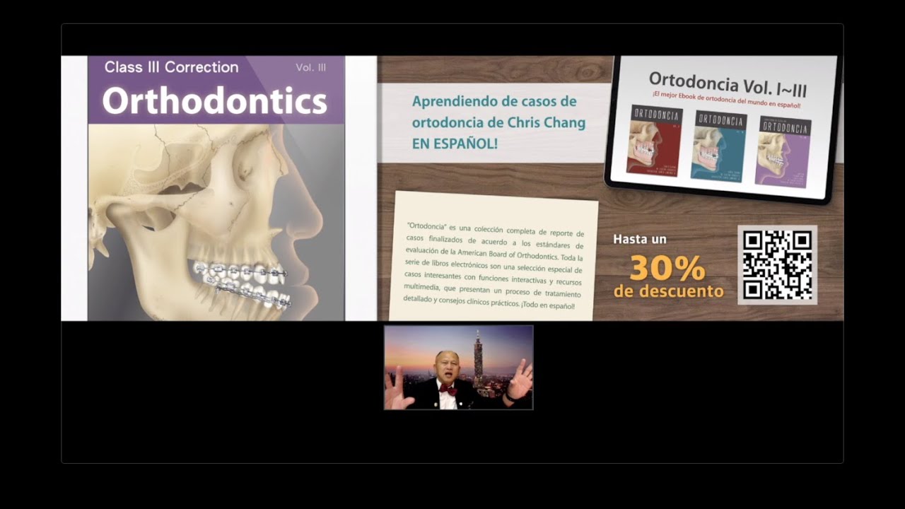 Learning orthodontic cases from Dr. Chris Chang in ebooks!