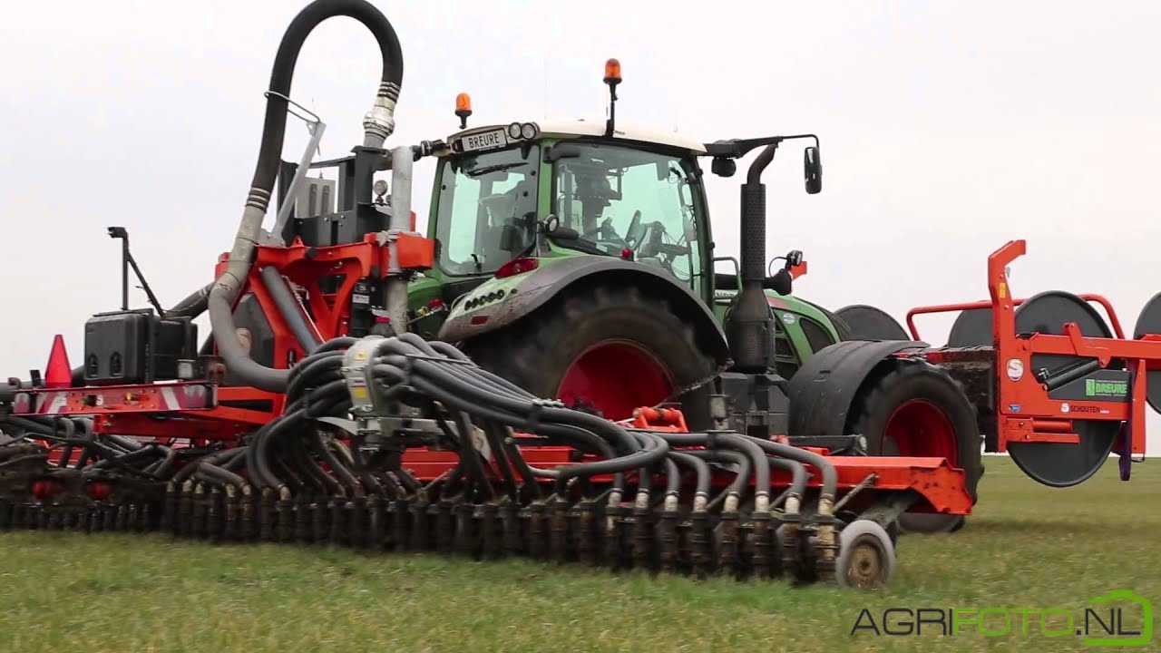 Fendt 720 Vario & Massey Ferguson 6499 | Sleepslangen | Umbilical
injector | Gülle ausbringen