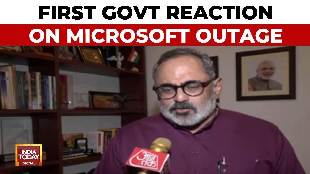 Rajeev Chandrasekhar Reacts As Massive Microsoft Outage Hits Flights, Banks, Stock Exchanges & More