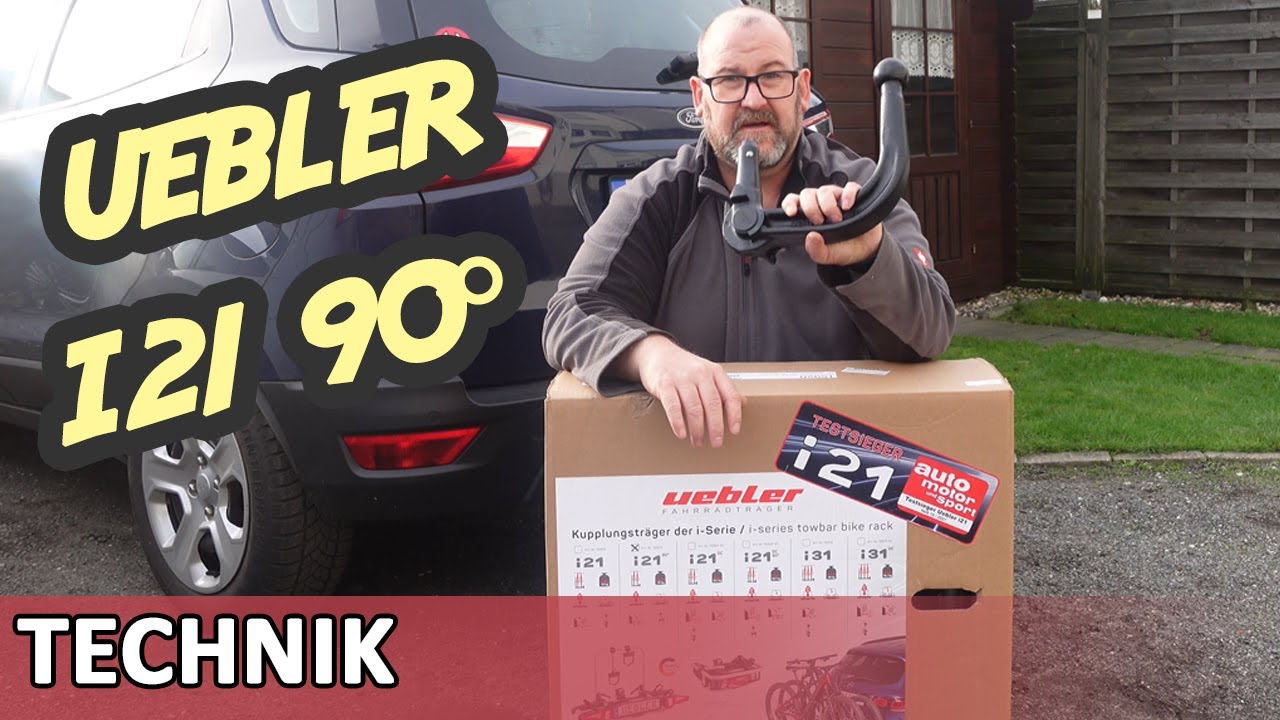 Vorstellung uebler i21 90° - Unboxing und erste Montage der Anhängerkupplung und Radträger