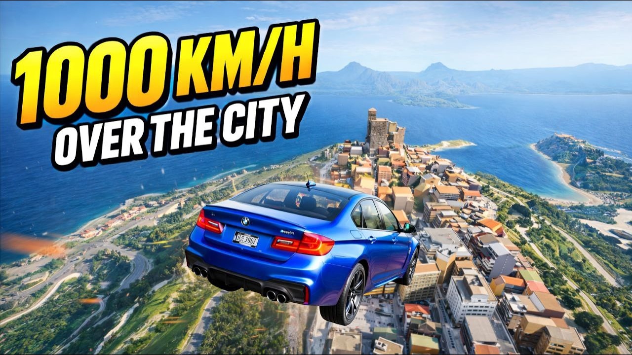 1000 KM/H Ramp Jump – BMW Flying Crash Test