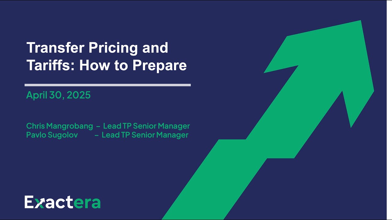 Transfer Pricing and Tariffs: How to Prepare