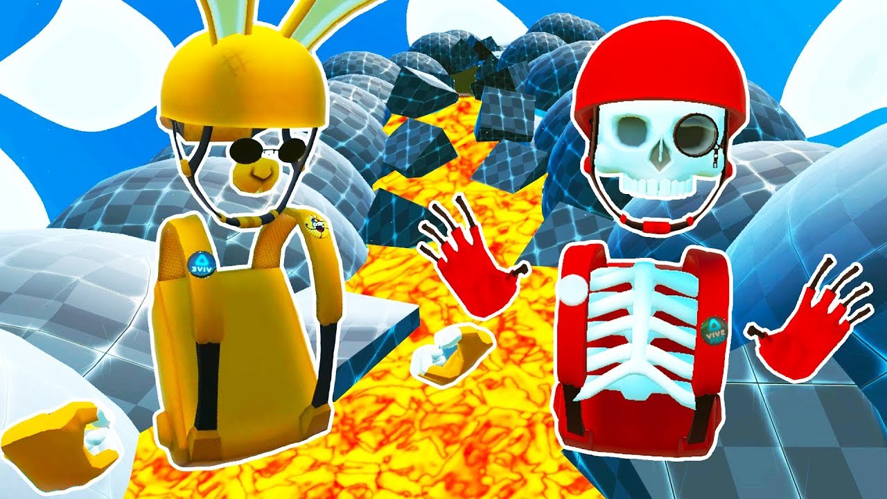 TWO IDIOTS CLIMBED THE LAVA MOUNTAIN in Climbey VR!