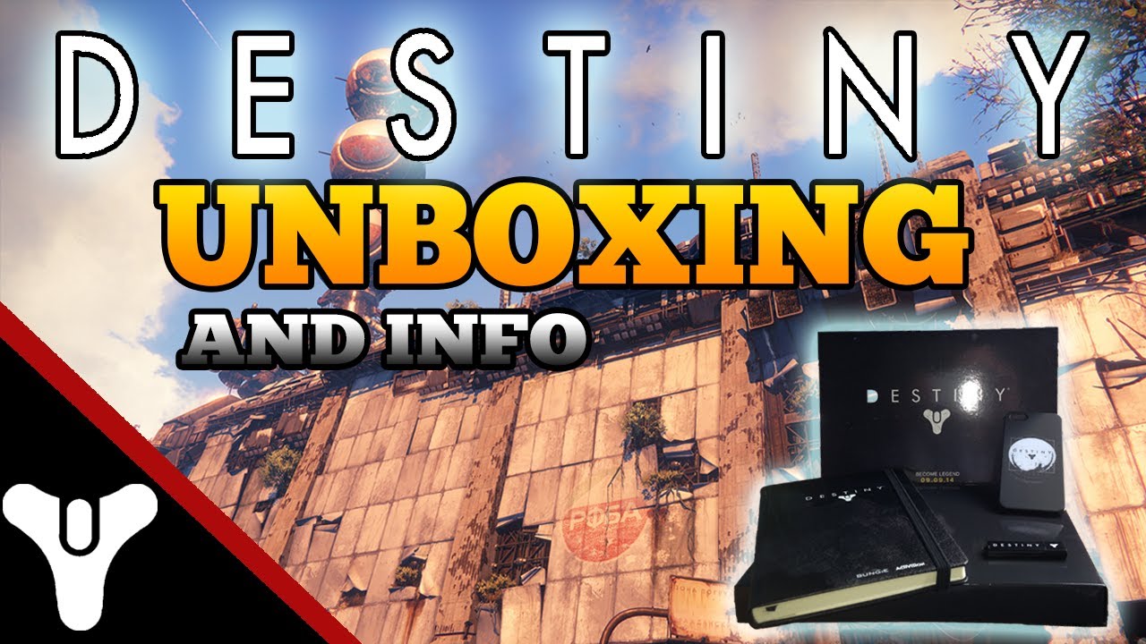 DESTINY: SWAG UNBOXING and INFO! (Destiny Swag Pack Unboxing Video)