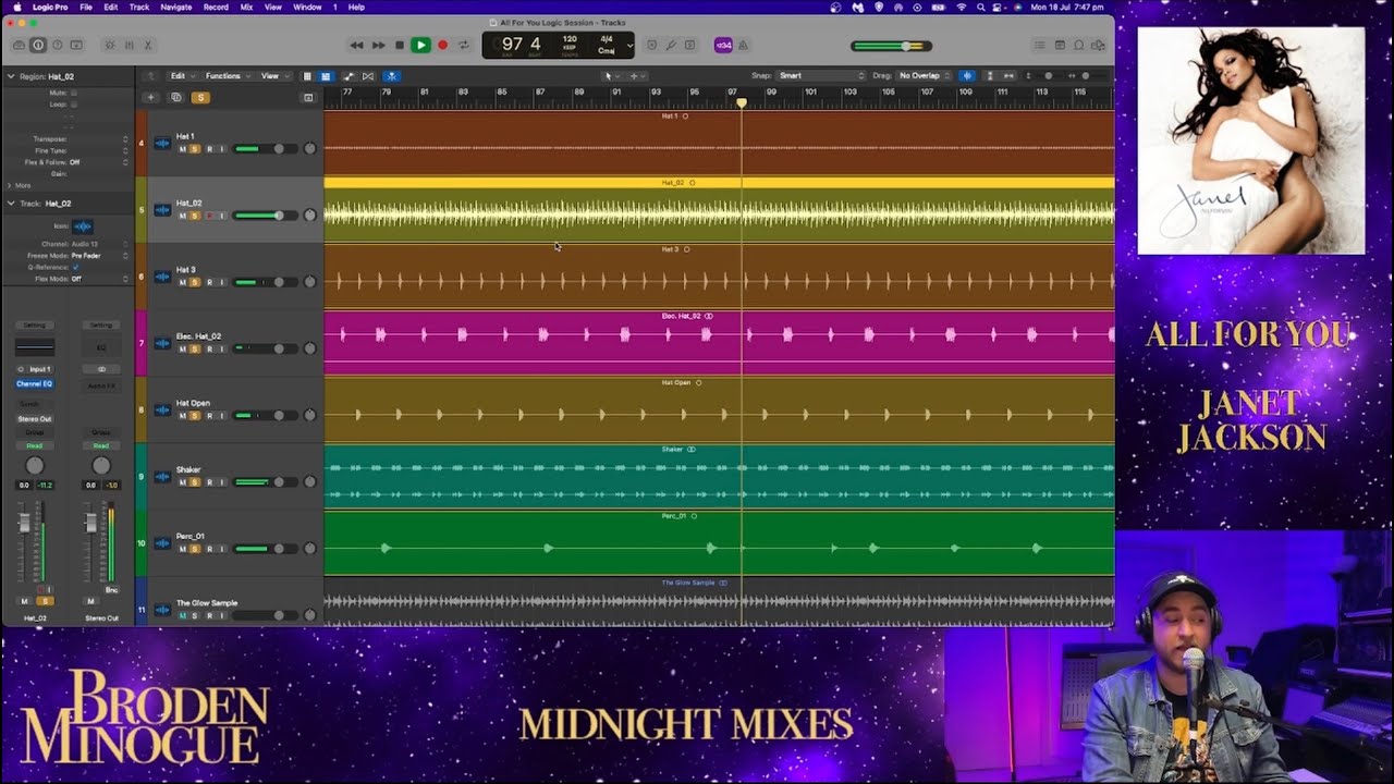 All For You - Janet Jackson - RAW Multitrack and Stems Reaction