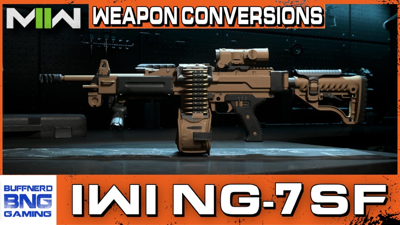 IWI Negev NG-7 SF Weapon Conversion - Call Of Duty Modern Warfare II