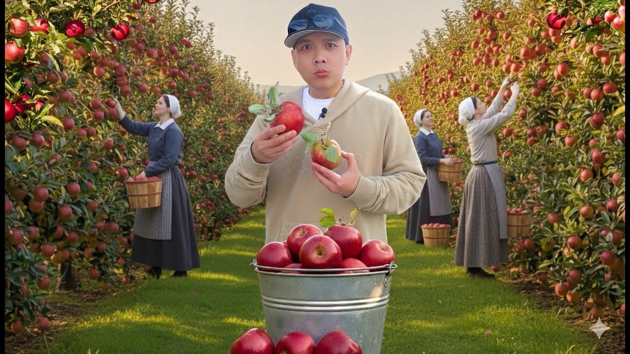 Đi Hái Táo ở Miền Bắc Nước Mỹ (khám phá ngôi làng của người Amish)