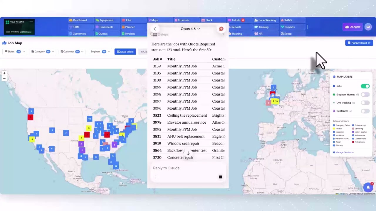 Field Ascend FSM Software &mdash; Ask Your Data Anything with AI