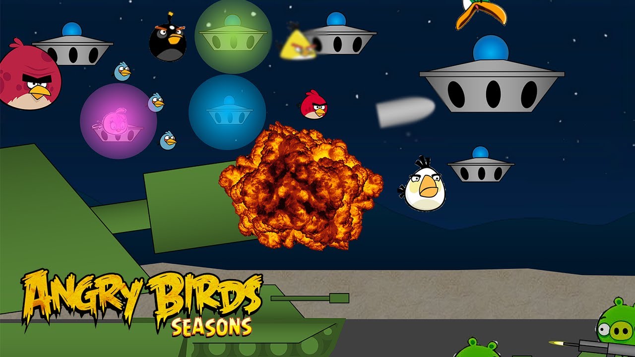 Custom Angry Birds Animation: Invasion of the Egg Snatchers
