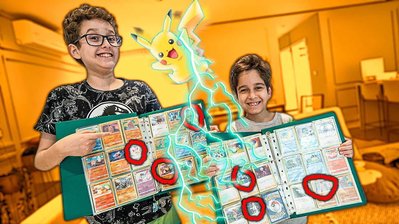 A INCRIVEL COLEÇÃO DE CARTAS POKEMON DO PAULINHO E TOQUINHO
