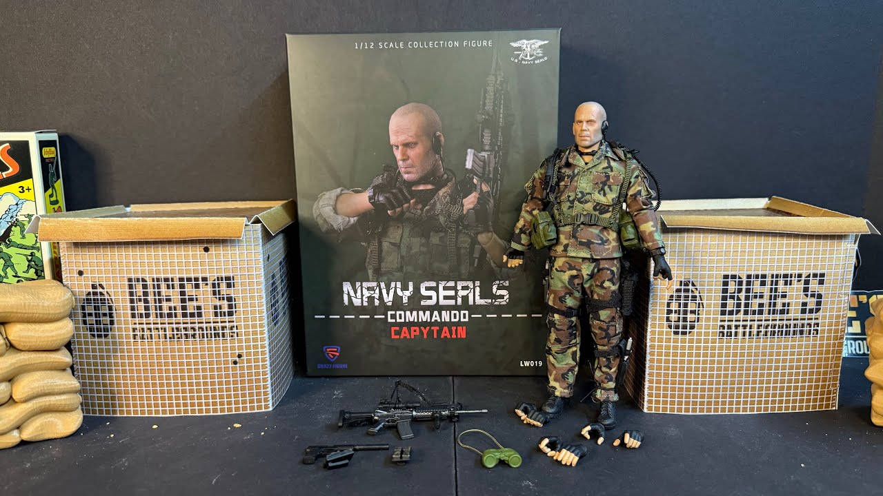 Crazy Figure Navy Seals Commando Capytain Tears of the Sun LT Waters