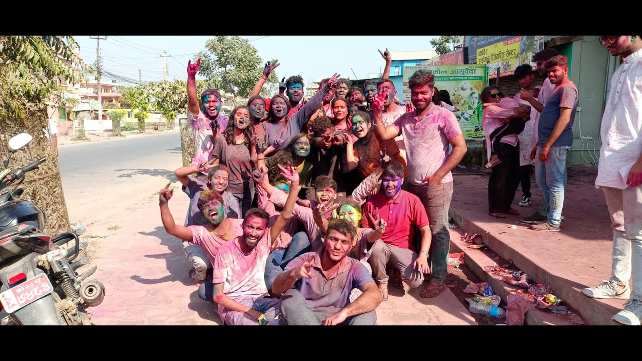 Holi Celebration in Nobel Medical College | My first Holi in Bachelors life | FULL ENJOYMENT