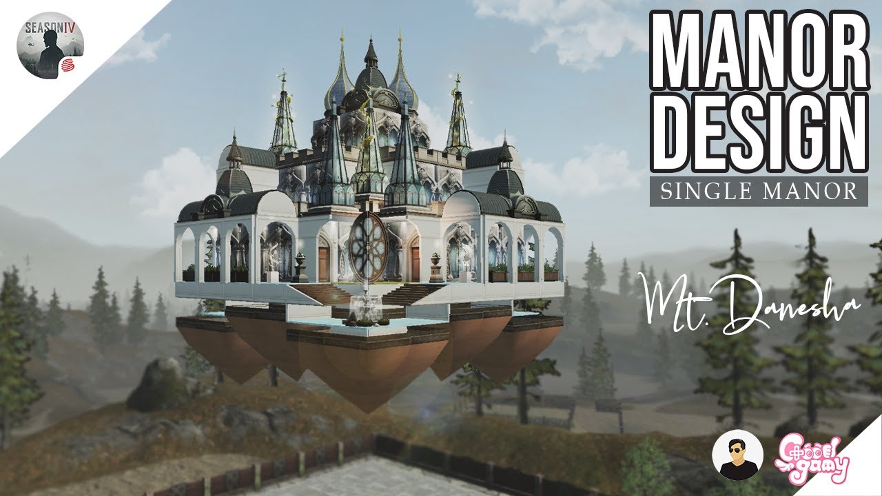 LifeAfter: Manor Design - Mt.Danesha (Floating Manor) | Single Manor Tutorial