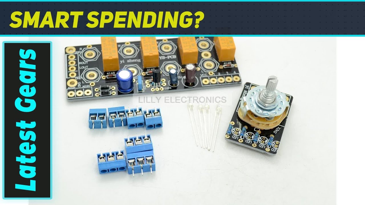 Signal Amplifier Audio Selector Relay Board: Top Audio Switch