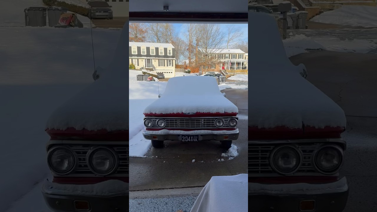 Holley Sniper EFI VS winter cold start! #shorts