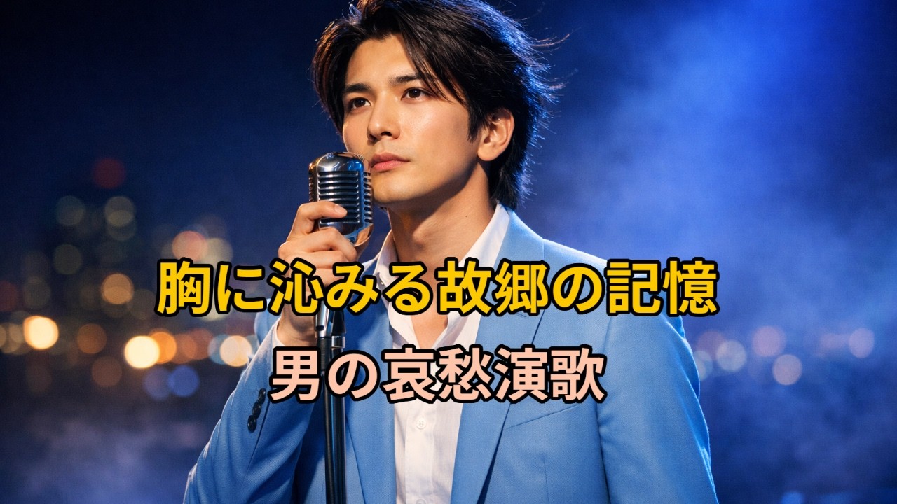 風に揺れる故郷の記憶｜胸に沁みる男の哀愁演歌集