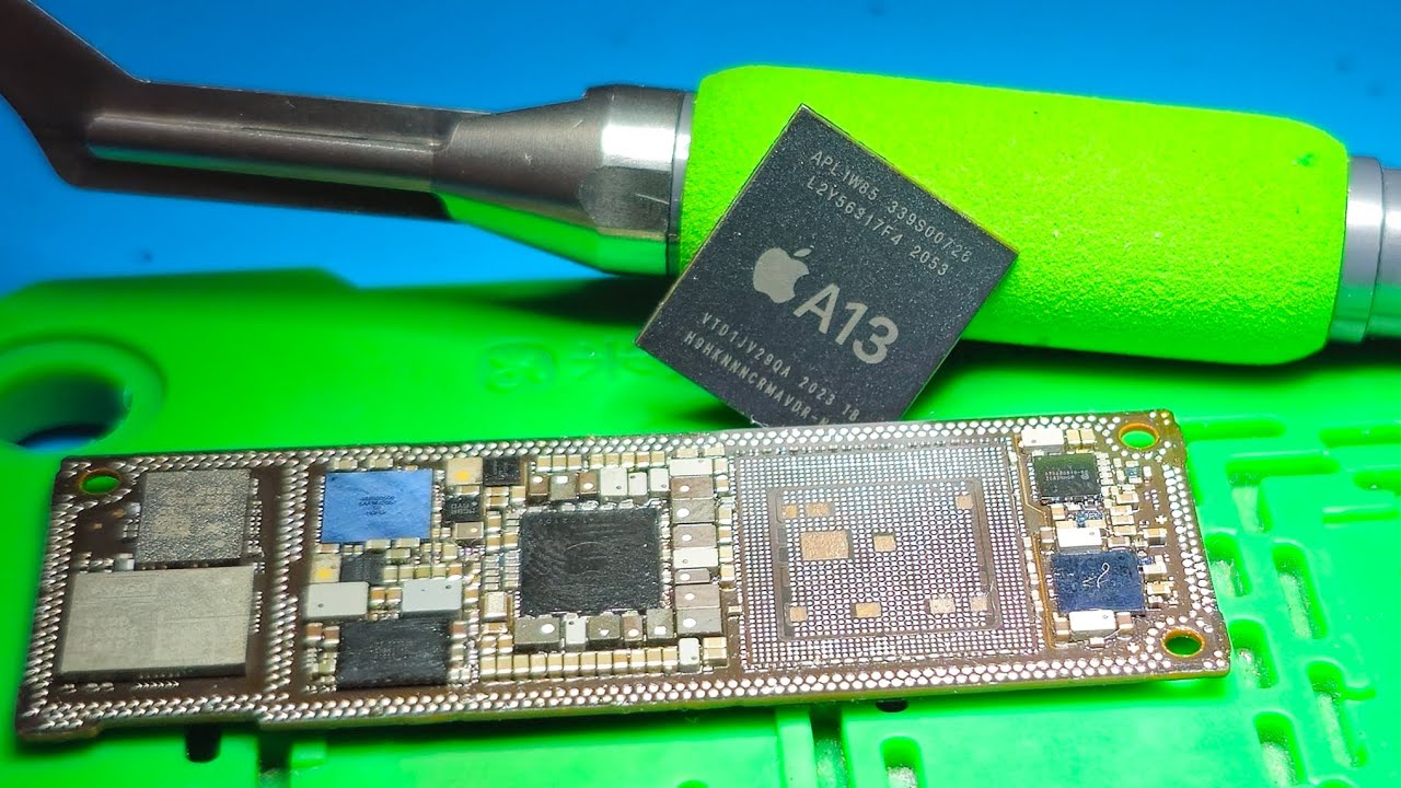 iphone 11 cpu remove A13 cpu simple safe method remove and reinstalled