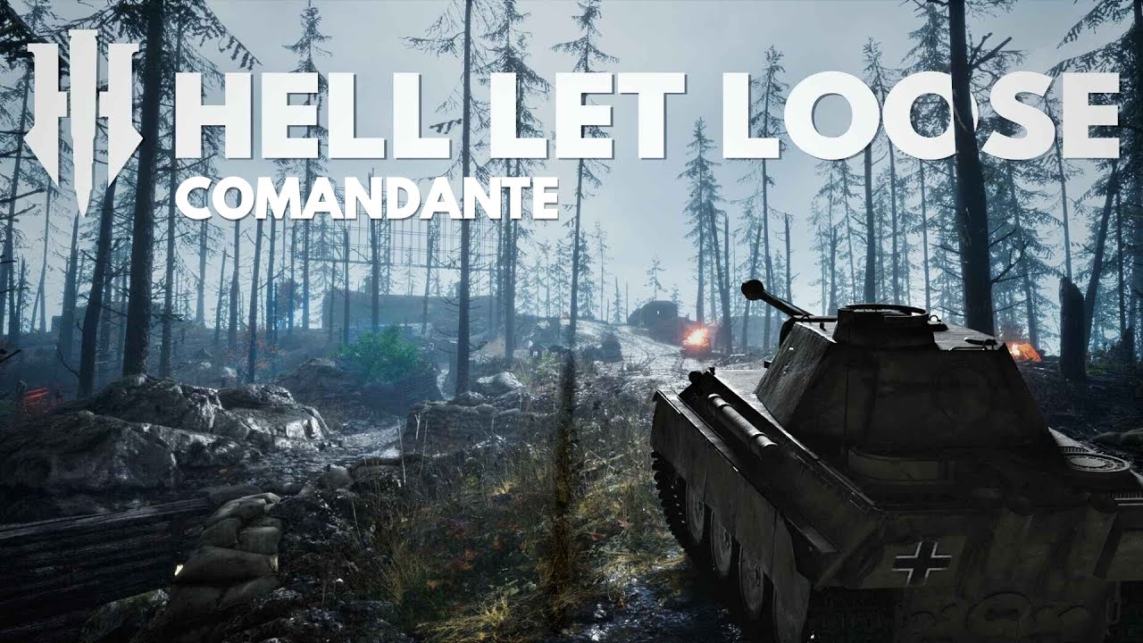 Comandante Estrategista na Floresta de Hürtgen| HELL LET LOOSE | GAMEPLAY ESTRATÉGICA (PT/BR)