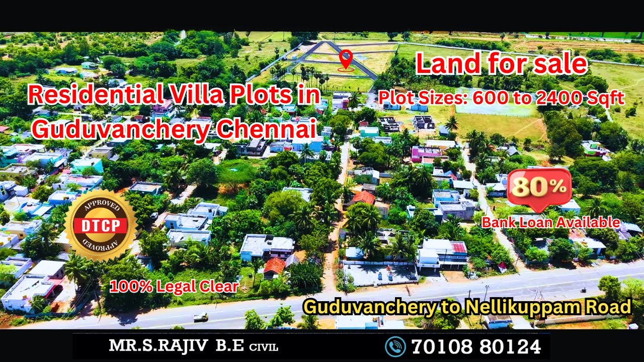 Low Budget  Plots for sale in Guduvanchery Chennai | near wonderla park chennai