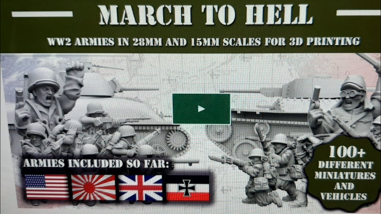 Kickstarter Spotlight: March To Hell By 3DBreed Miniatures.