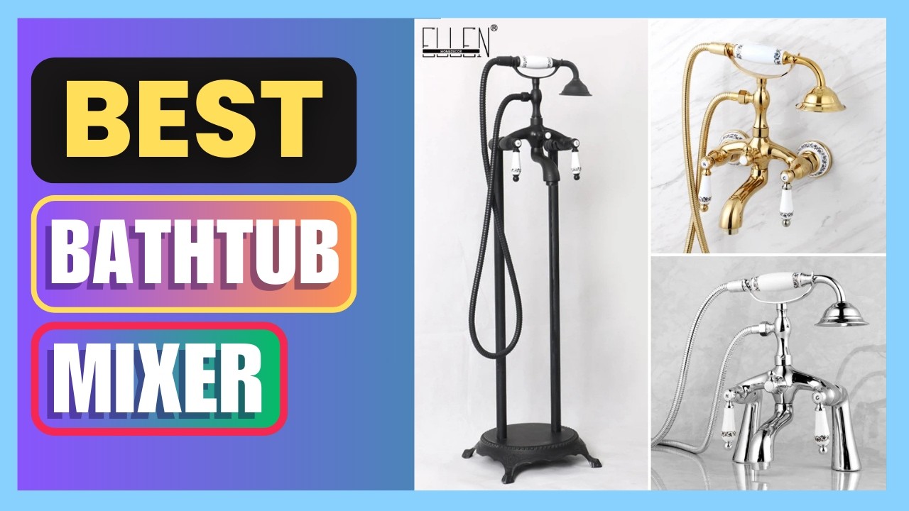 Best ELLEN Floor Stand Bathtub Faucets