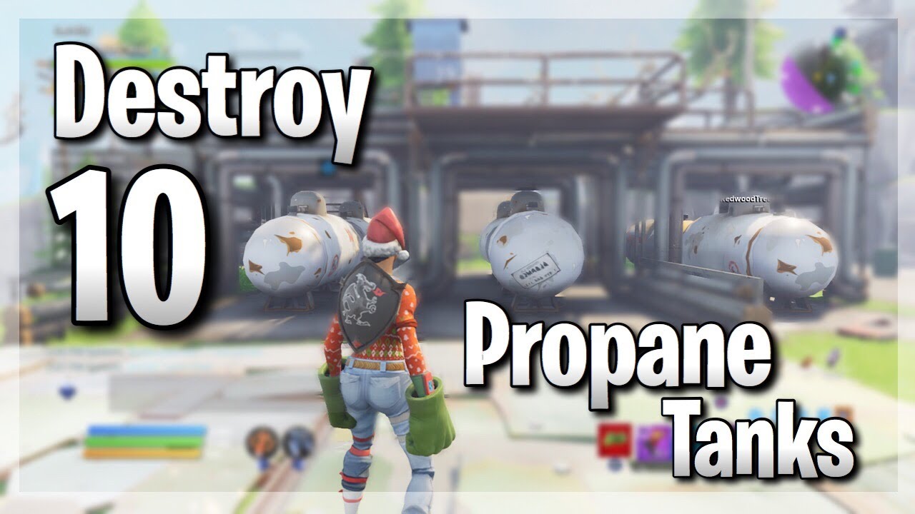 EASY WAY TO COMPLETE DAILY CHALLENGE! Destroy 10 Propane Tanks Fortnite STW