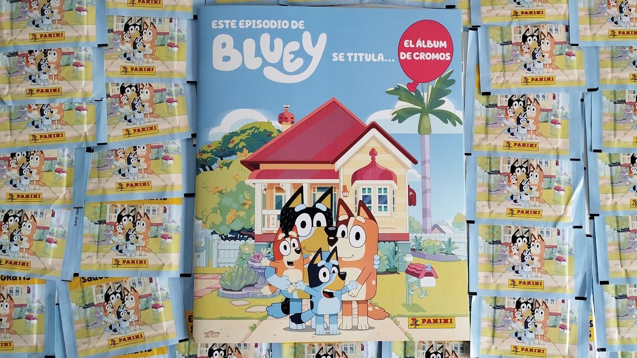 LAS COLECCIONES DEL OCIOSO 64: MAS PANINI BLUEY ALBUM Y SOBRES!!