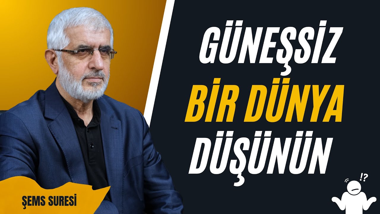 ŞAHIS DEĞİL ŞAHSİYET OLMAK I Tefsir Dersleri I Şems Suresi