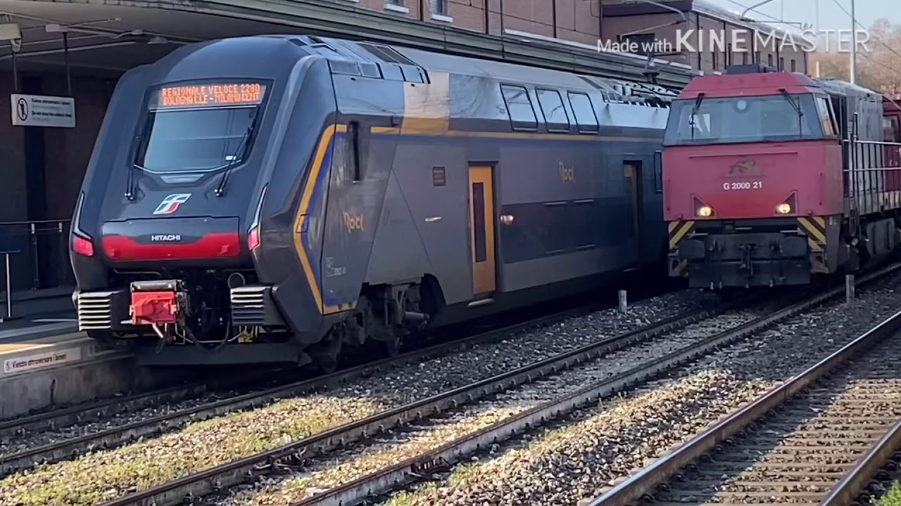 TRENI ALLA STAZIONE DI REGGIO EMILIA/AV MEDIOPADANA
