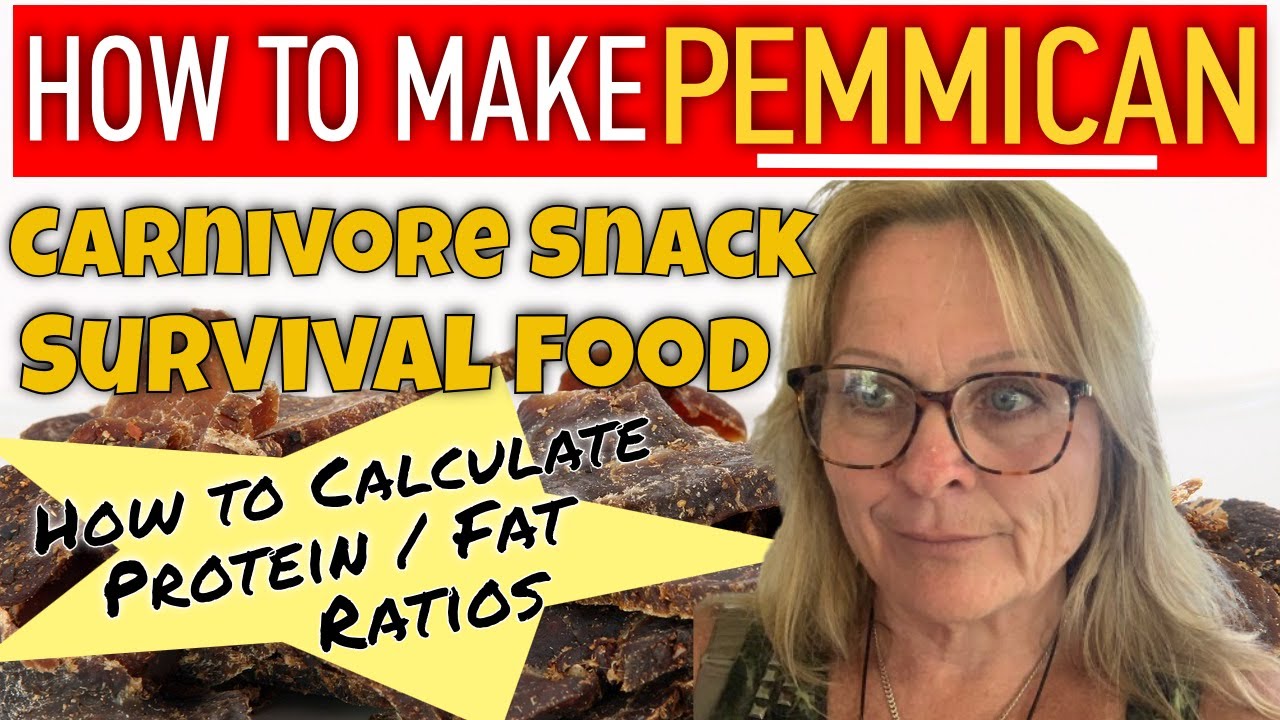 How To Make Pemmican from Ground Beef with Calculations for Fat/Protein Ratio
