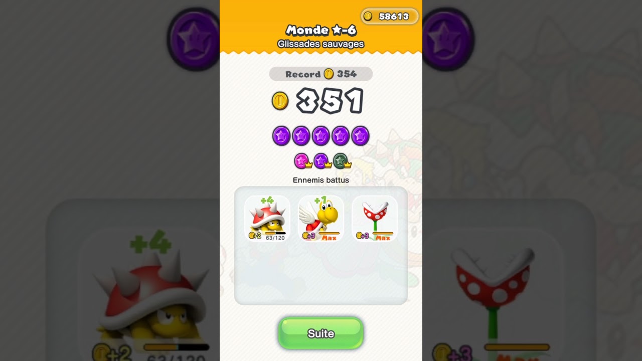 Super Mario Run - Monde ☆ (Piéces violettes) [Français]