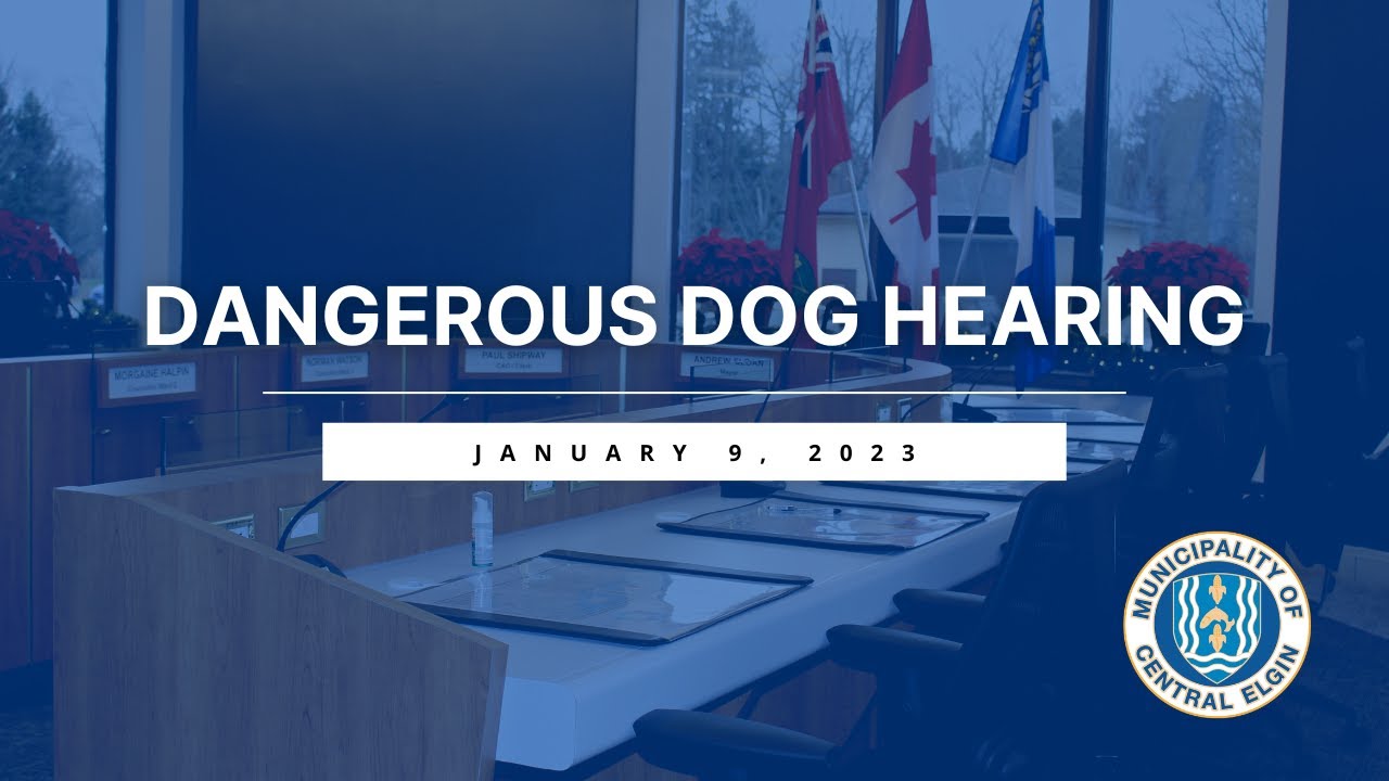 January 9, 2023 - Potentially Dangerous Dog Hearing
