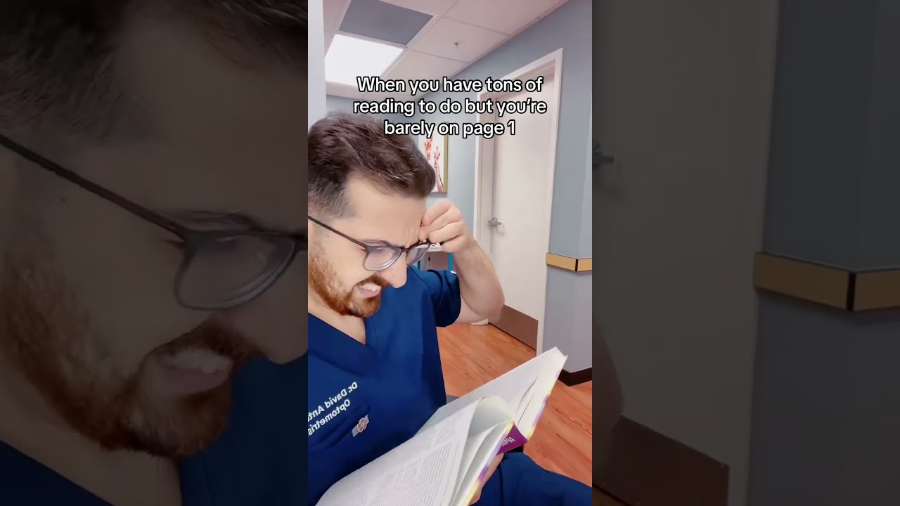 When you have to read something 