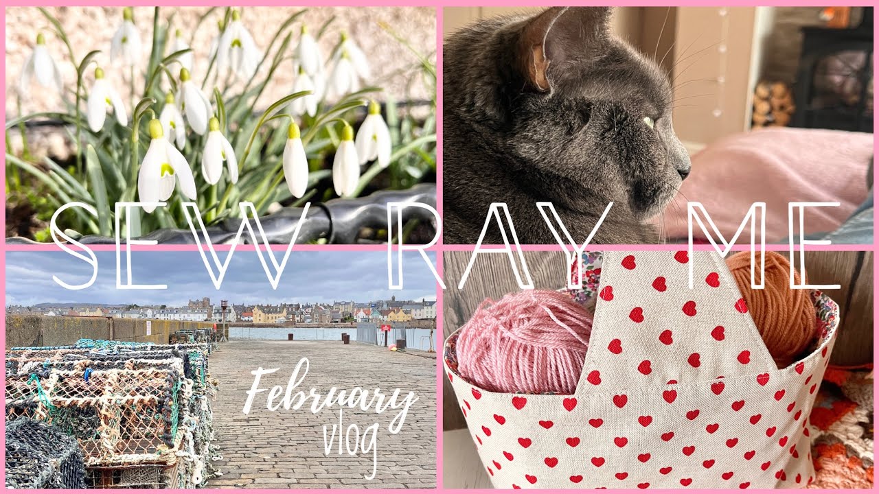 Sew Ray Me - February vlog - life lately / shop news / spring is on the way 💕
