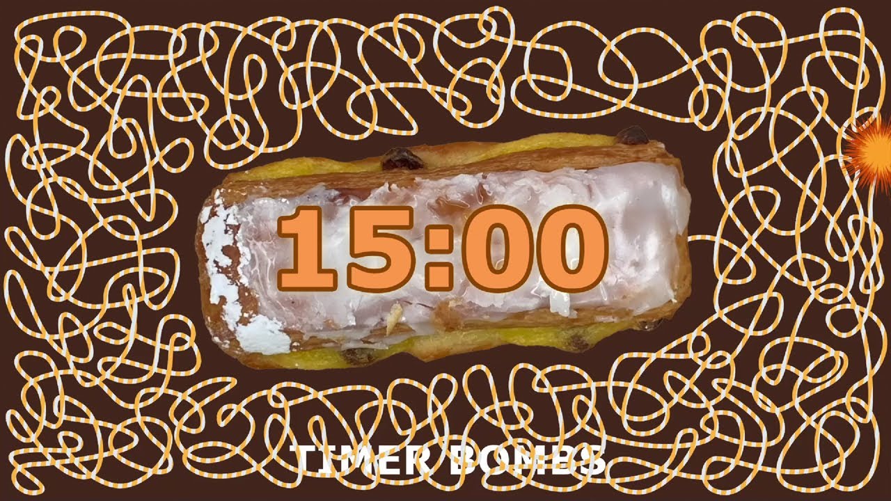 15 Minute Pastry Timer Bomb 🧁 | Focused Countdown for Study