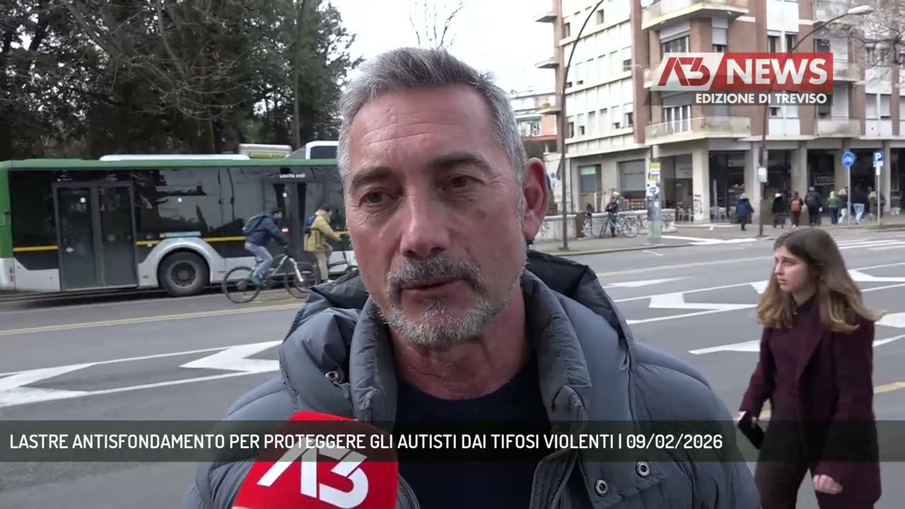 LASTRE ANTISFONDAMENTO PER PROTEGGERE GLI AUTISTI DAI TIFOSI VIOLENTI | 09/02/2026