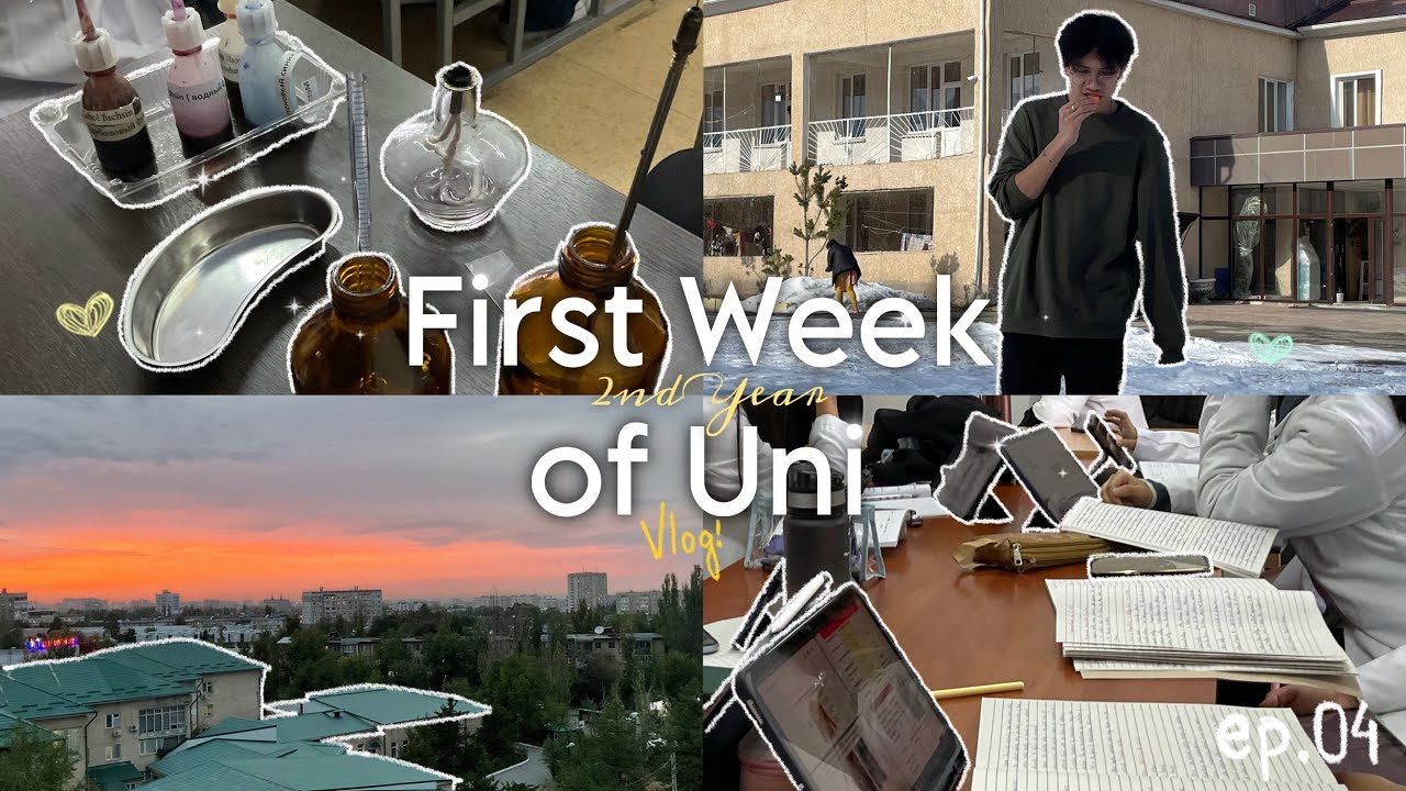 First Week of Uni | 2nd Year | Indian Student | KGMA | KSMA | Kyrgyzstan | Vlog