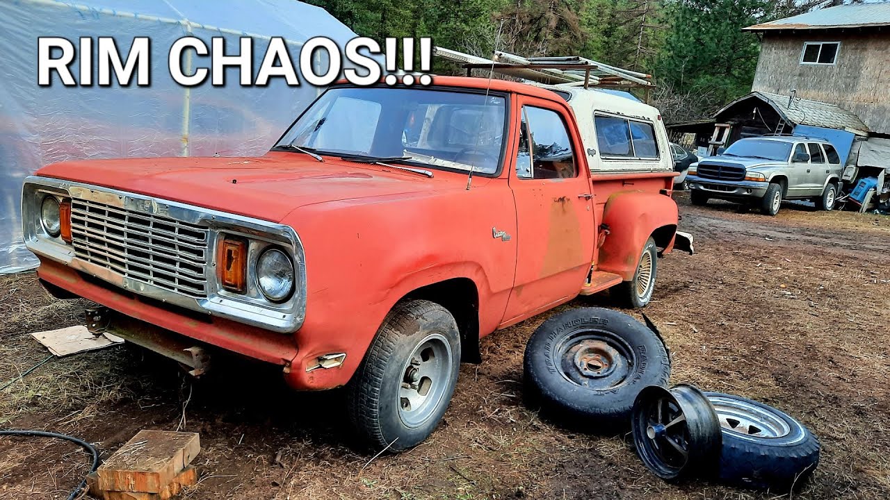 Sorting Through Rims On My '78 Dodge Step Side Project - Good Enough Garage Ep. 3
