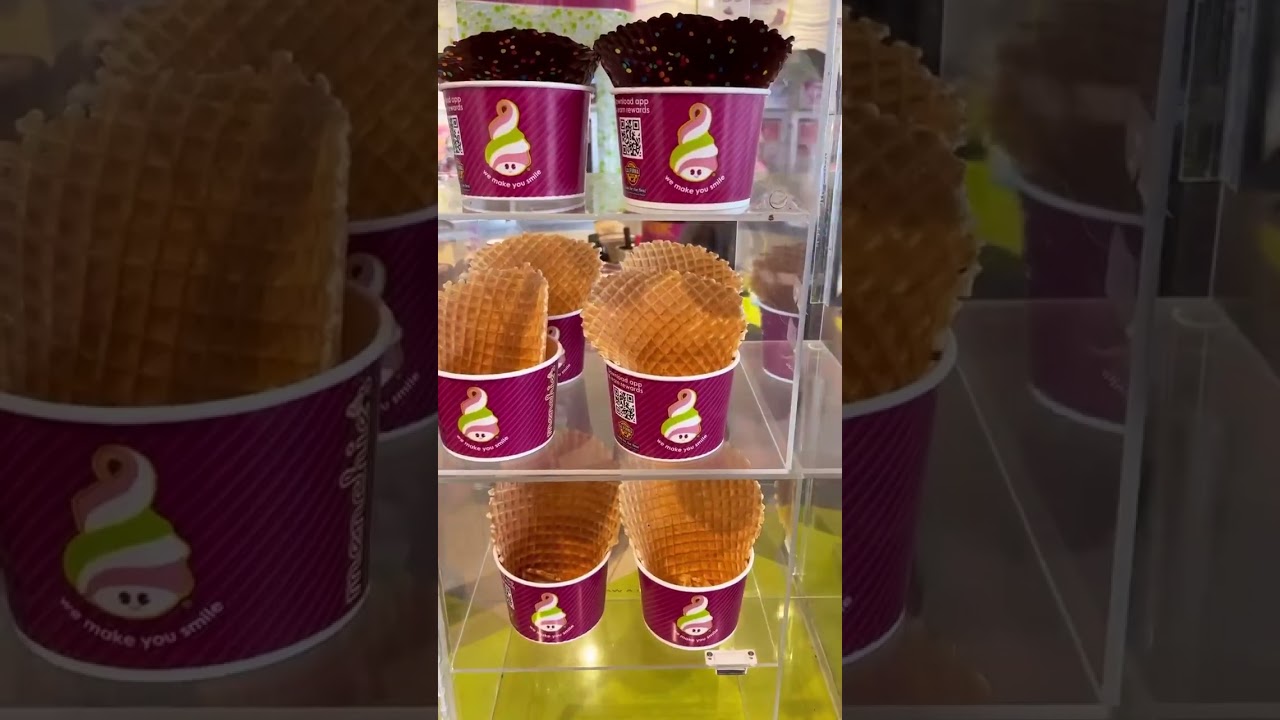 This is your sign to fill up a waffle bowl today #Menchies #Froyo #Dessert #WaffleBowl #FroyoFriday