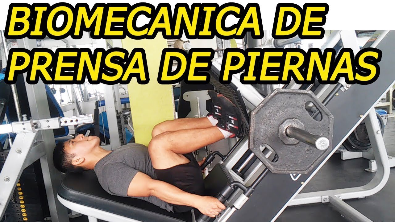 PRENSA DE PIERNA , BIOMECANICA, TECNICA, ERRORES Y TIPS