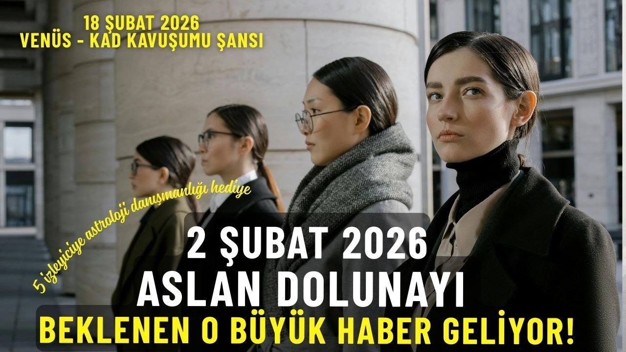 2 Şubat Aslan Dolunayı Ne Söylüyor 18 Şubat Venüs KAD Kavuşumu #astrolojivideoları
