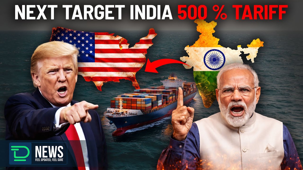 U.S. Targets India with 500% Tariffs Bill Newly Approved by Trump ! | #deaftalks #isl #daefnews