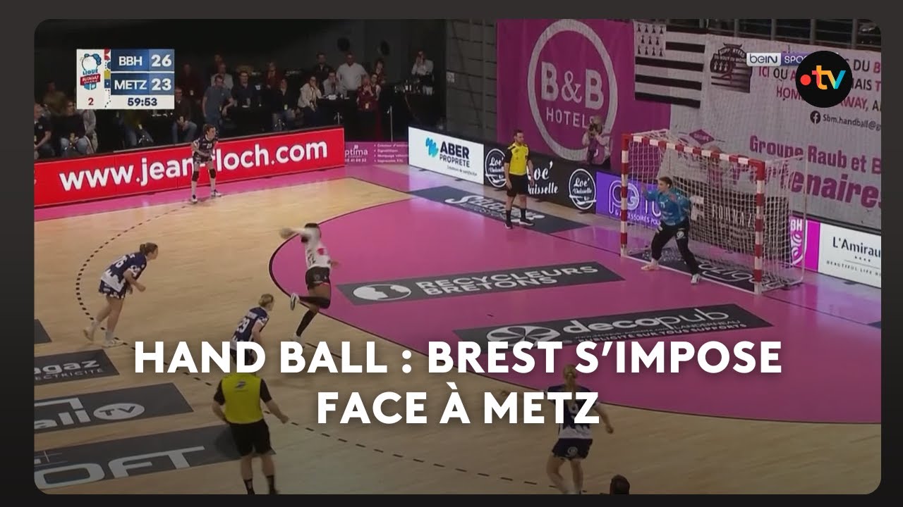 Hand-ball : les brestoises s imposent face a Metz