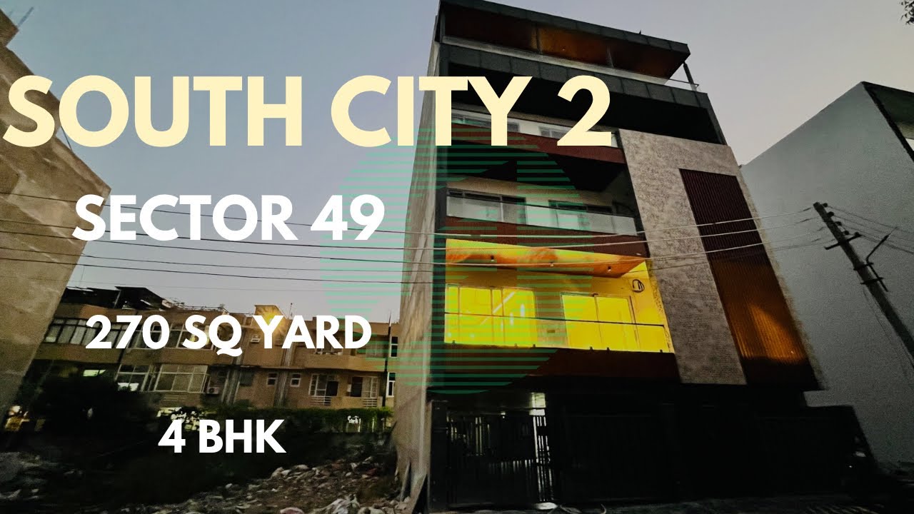 4 BHK Builder Floor For Sale In South City 2 Sector 49 Gurgaon || 260 Sq Yard|| Gated Community ||