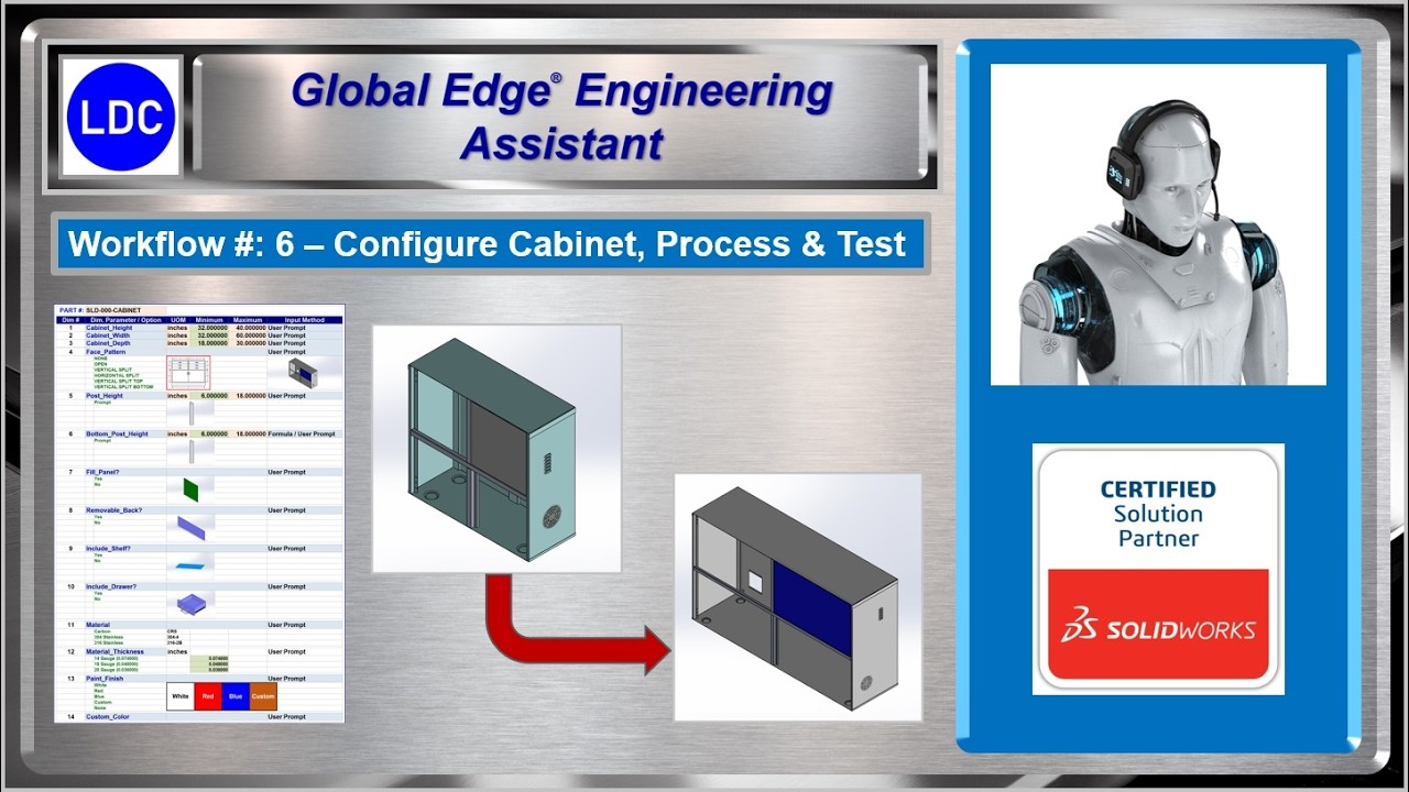 Global Edge® Engineering Assistant - Demo Section 6: Config, Cabinet, Process & Test [Configuration]