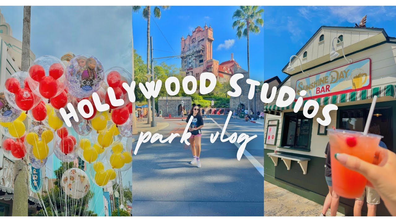 DISNEY WORLD VLOG ✨ Hollywood Studios day, riding every ride, new foods, pin trading, & more!